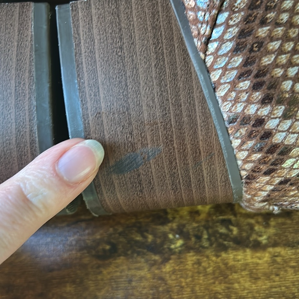 ANDREW GELLER Friona Snakeskin Booties - Picture 5 of 9